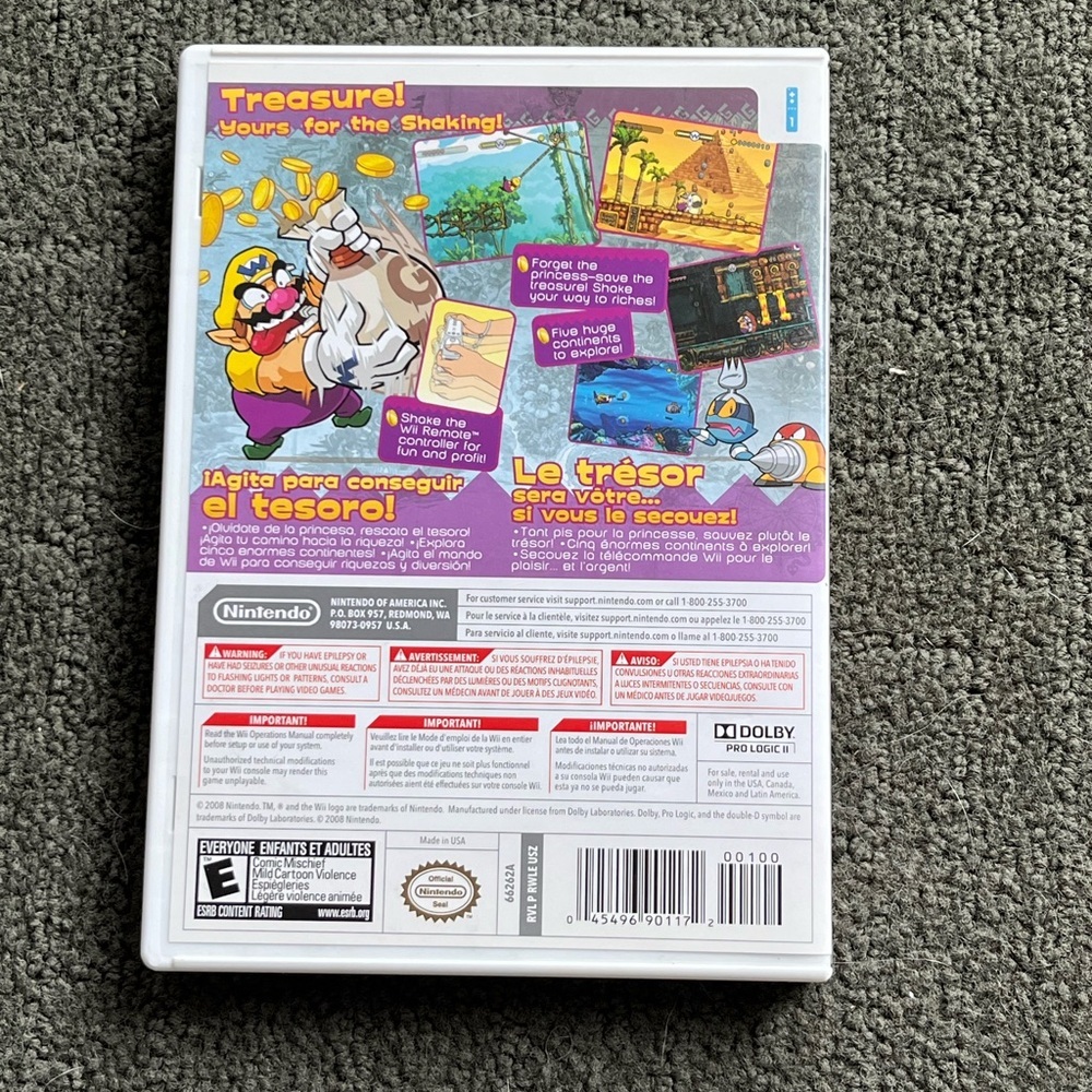 Nintendo Wario Land: Shake It! for Wii - Colorful Adventure - Picture 3 of 3